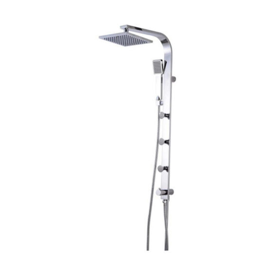 AQUALIA CONJUNTO DUCHA CUADRADA PARA PARED