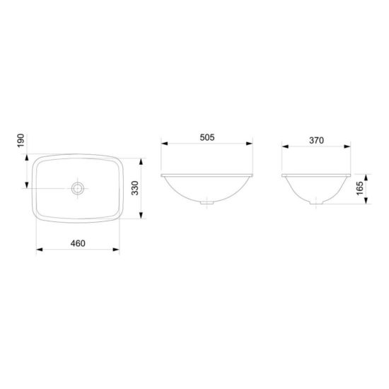 CELITE LAVAMANOS RECTANGULAR | Samboro