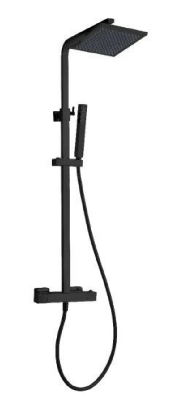 AQUALIA DUCHA EXPUESTA NEGRO