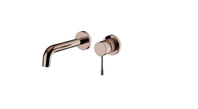 AQUALIA BELLA MONOMANDO LAVAMANOS A PARED BRUSHED BRONZE SIGNATURE