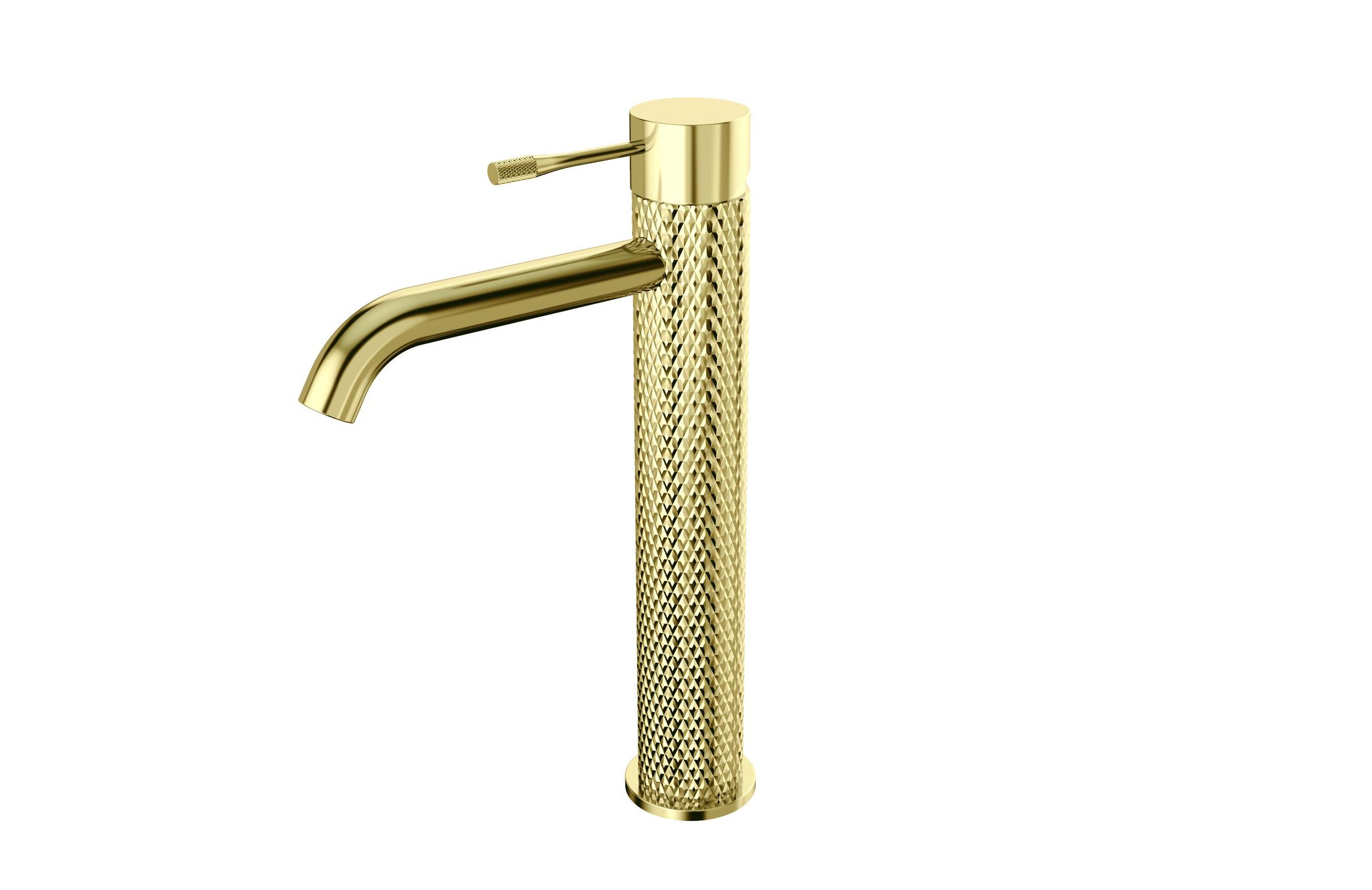 AQUALIA BELLA MONOMANDO LAVAMANOS ALTO BRUSHED GOLD SIGNATURE