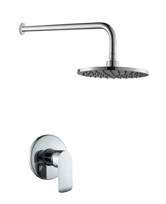 AQUALIA MONOMANDO DUCHA Y BRAZO CROMO 300741-R BRILLO