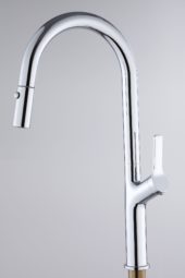 AQUALIA MONOMANDO LAVATRASTOS BRUSHED NICKEL | Samboro