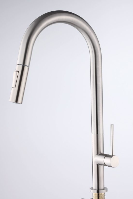AQUALIA MONOMANDO LAVATRASTOS BRUSHED NICKEL