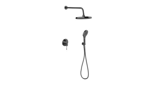 AQUALIA BELLA SET MEZCLADOR DUCHA TELÉFONO GRAPHITE  SIGNATURE