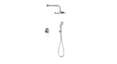 AQUALIA BELLA SET MEZCLADOR DUCHA TELÉLEFONO BRUSHED NICKEL SIGNATURE | Samboro